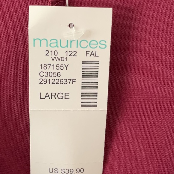 Maurices Lace Long Sleeve Dress Size Large - Picture 2 of 5